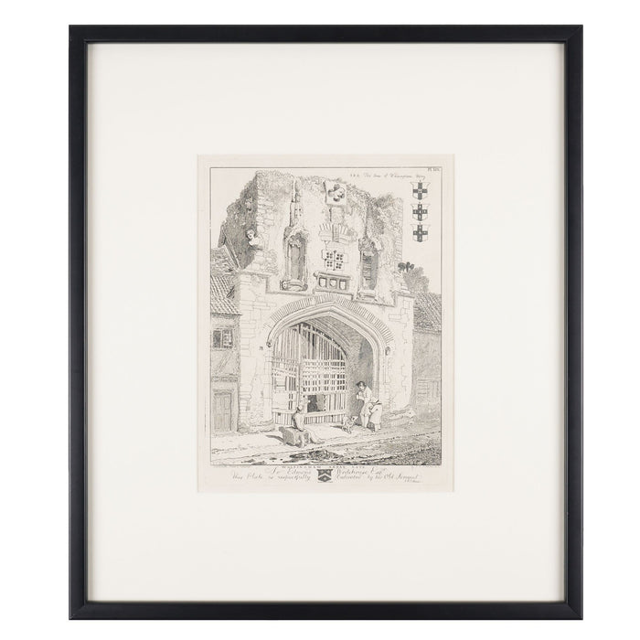Walsingham Abbey Gate by John Sell Cotman (1812)