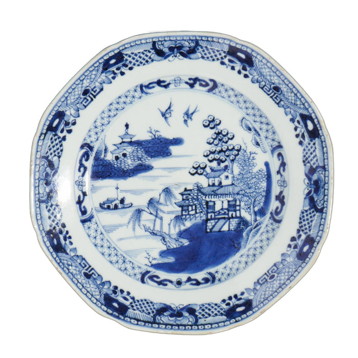 China trade ceramic plate (c. 1800's)
