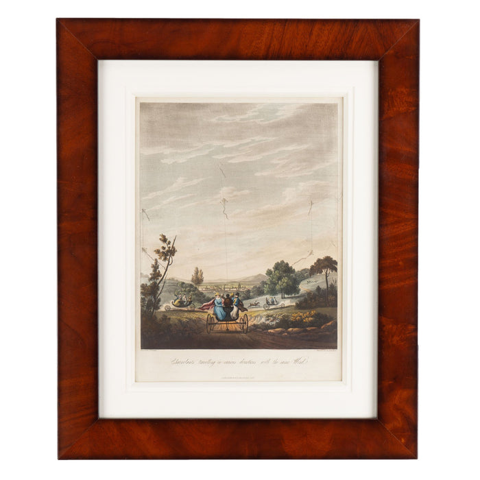 Charvolents Travelling In Various Directions With the Same Wind by S. Colman (1827)