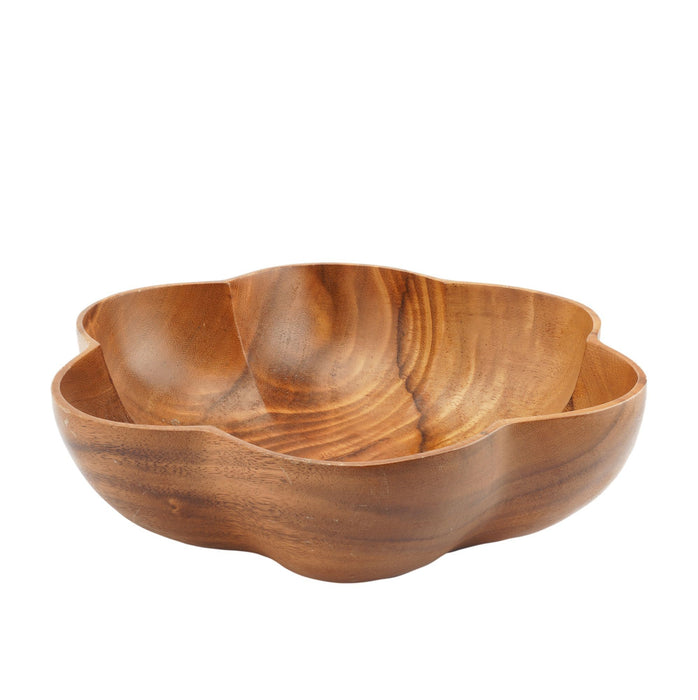 Hand carved bowl of figured monkey pod wood (c. 1950)