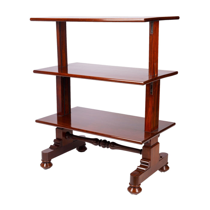 English metamorphic mahogany dumb waiter (c. 1825)