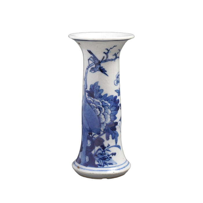 Chinese blue & white porcelain vase (c. 1680)
