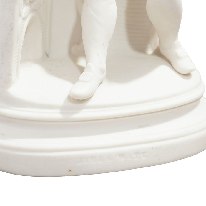Parian figurine of James Watt by Copeland & Garrett (c. 1840)