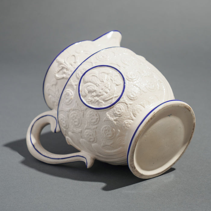 Staffordshire pitcher commemorating the coronation of George IV (1821)