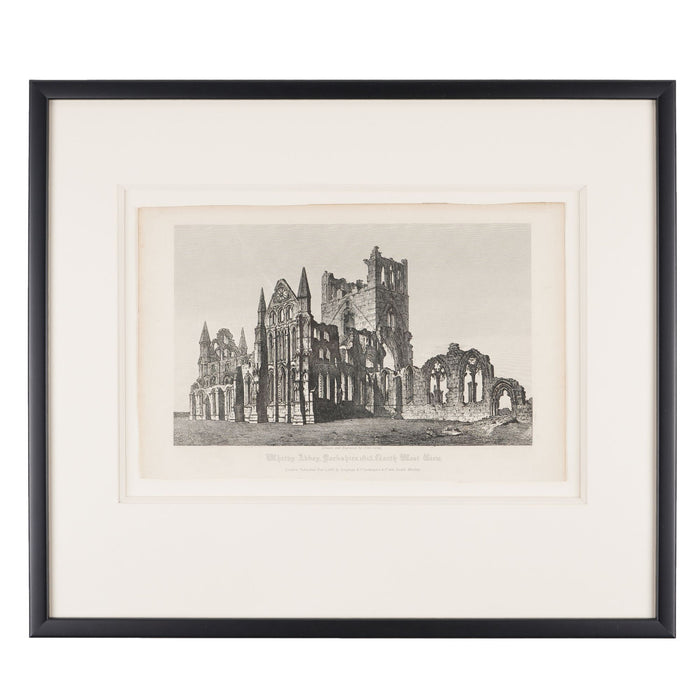 Set of four engravings of English Gothic ecclesiastical buildings by John Coney (1819)