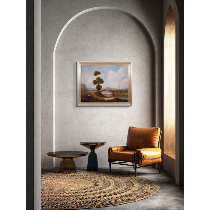 Idyllic summer landscape by A. Puig (c. 1800's)