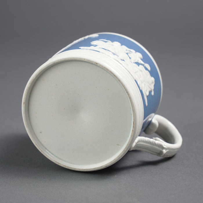 English Staffordshire whiteware mug by Chetham & Woolley (c. 1800-25)