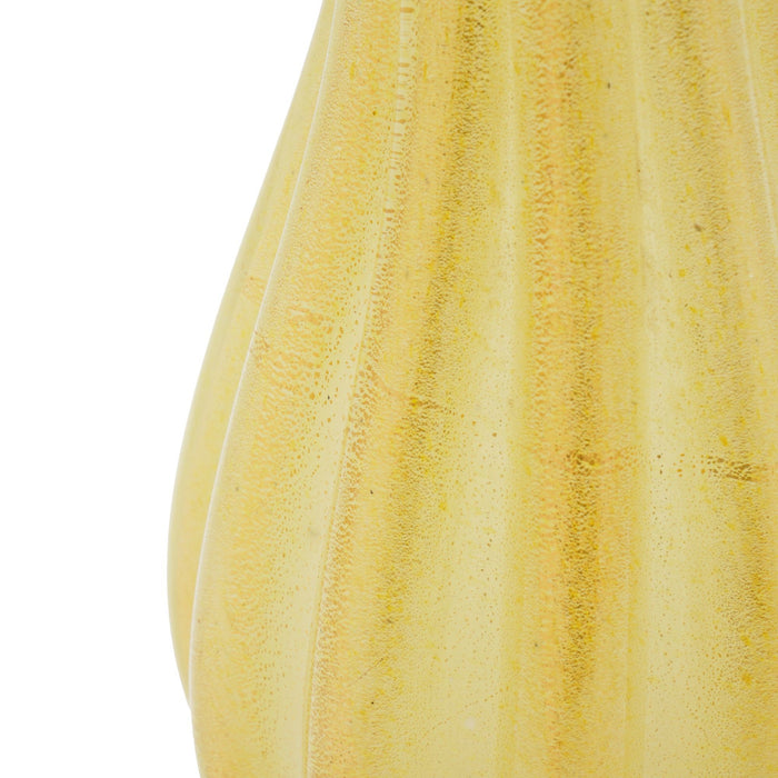 Italian gold infused blown glass vase (c. 1950's)