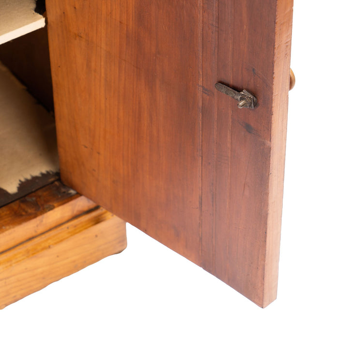 French cherry chevet with a Saint Anne marble top (c. 1830-45)