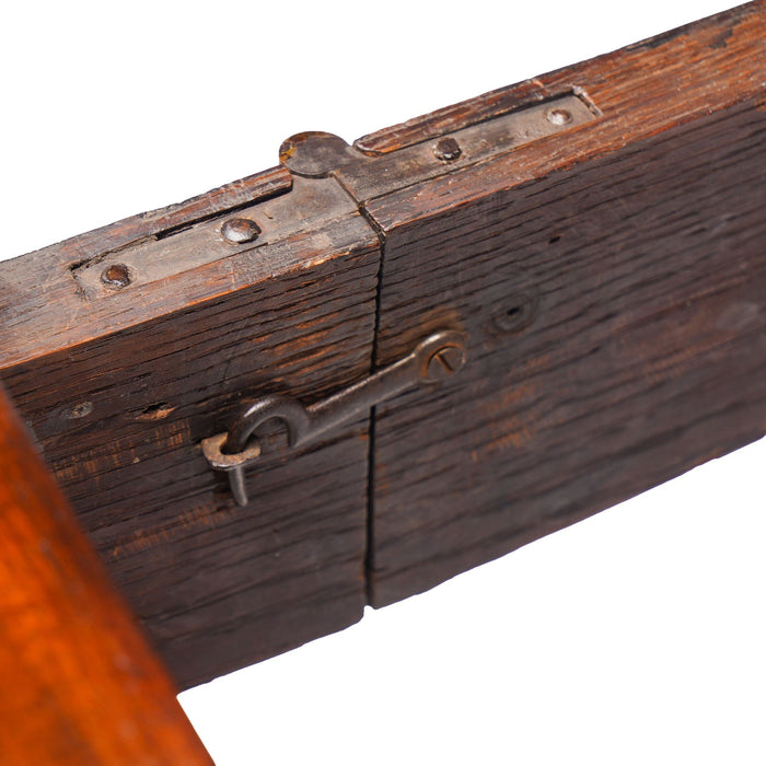 English Queen Anne Concertina Action Flip Top Game Table (c. 1725)