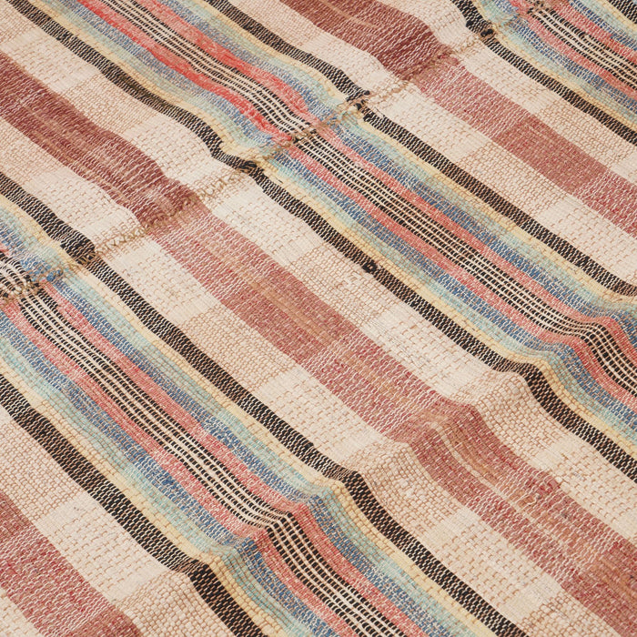 American rag rug with bound edges (c. 1850-1900)
