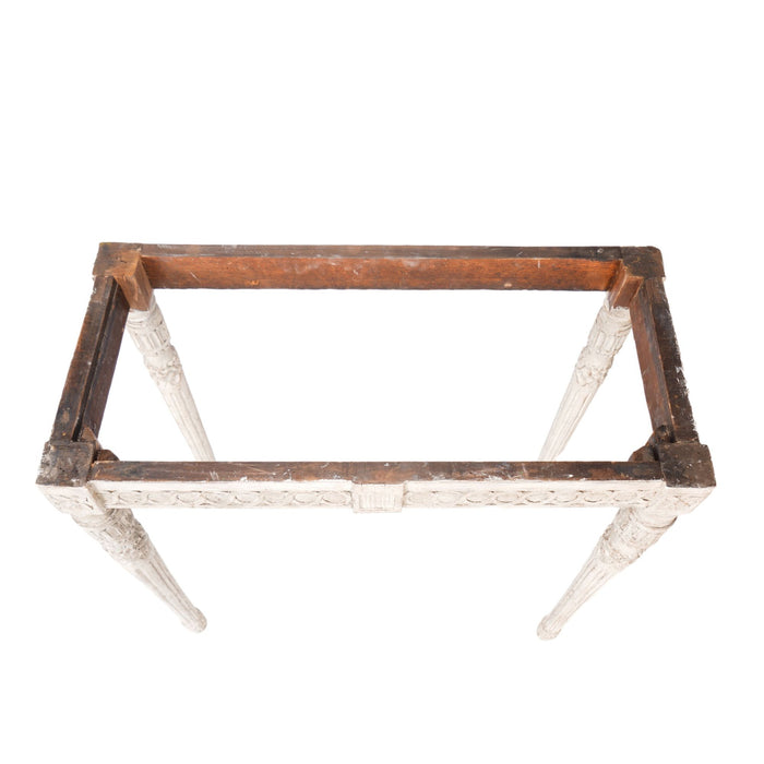 Pair of Swedish Gustavian marble top pier tables (c. 1790)