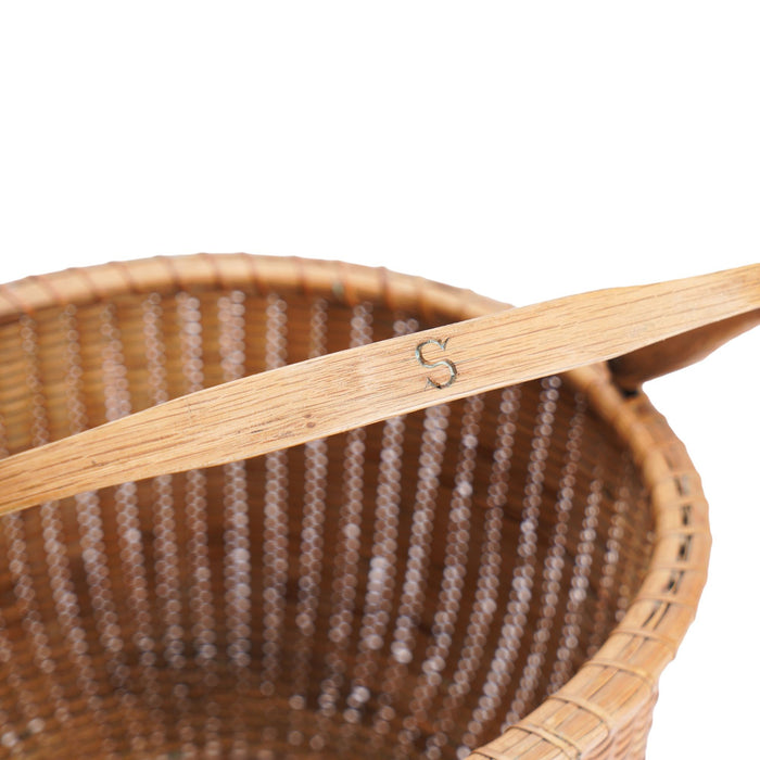 Nantucket lightship basket attributed to Mitchy Ray (1900-50)
