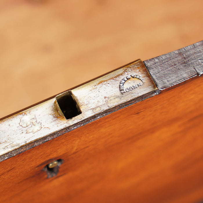 British officer’s trunk in mahogany and brass (c. 1830)