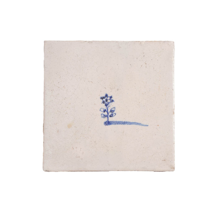 Set of 10 Delft miniature landscape tiles (1600’s)