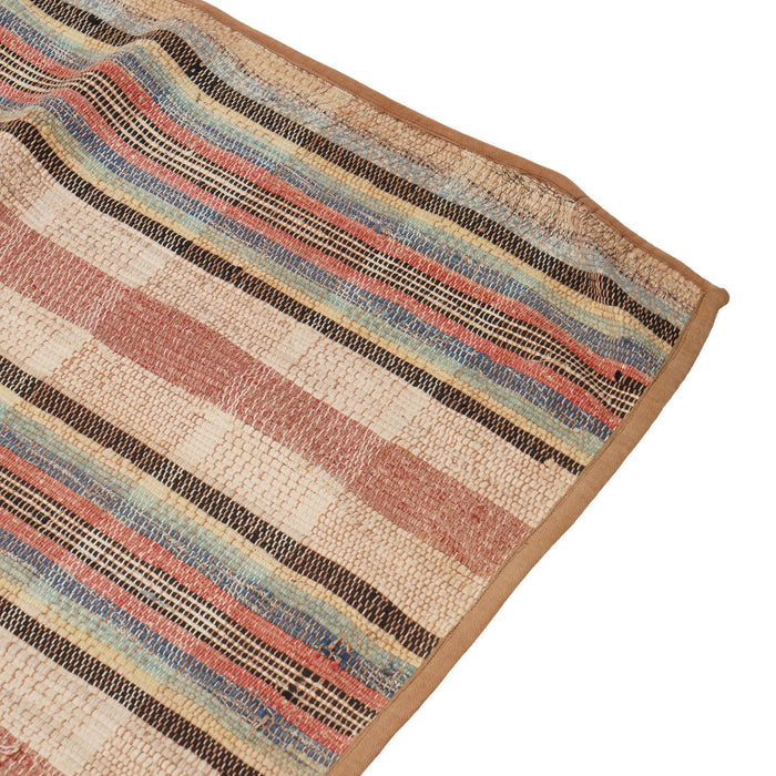 American rag rug with bound edges (c. 1850-1900)