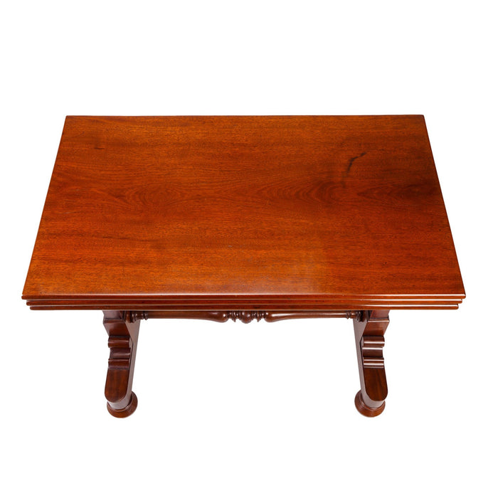 English metamorphic mahogany dumb waiter (c. 1825)