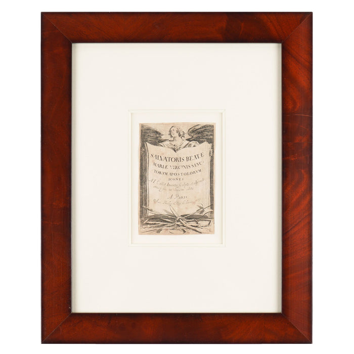 Set of six engravings of Biblical figures by Jacques Callot (1631)