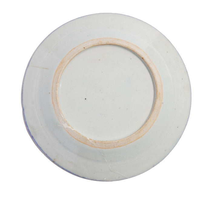 Set of 4 Chinese export Canton patterned tea plates (c. 1850-75)