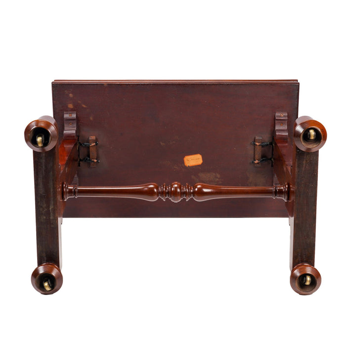 English metamorphic mahogany dumb waiter (c. 1825)