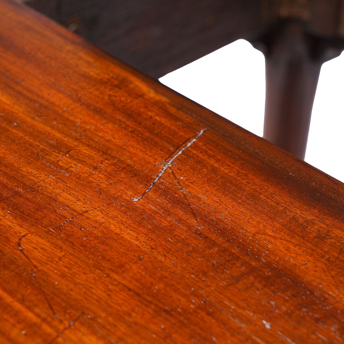 English Queen Anne Concertina Action Flip Top Game Table (c. 1725)