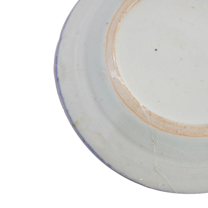 Set of 4 Chinese export Canton patterned tea plates (c. 1850-75)