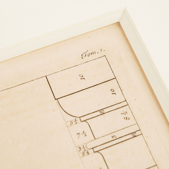Two pages from "I Quattro libri dell'architettura" by Andre Palladio (c. 1715-20)