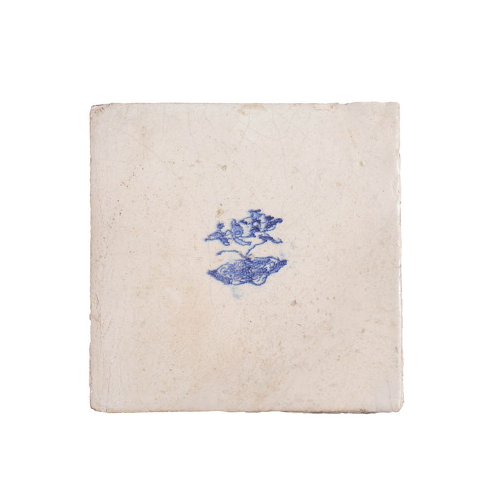 Set of 10 Delft miniature landscape tiles (1600’s)