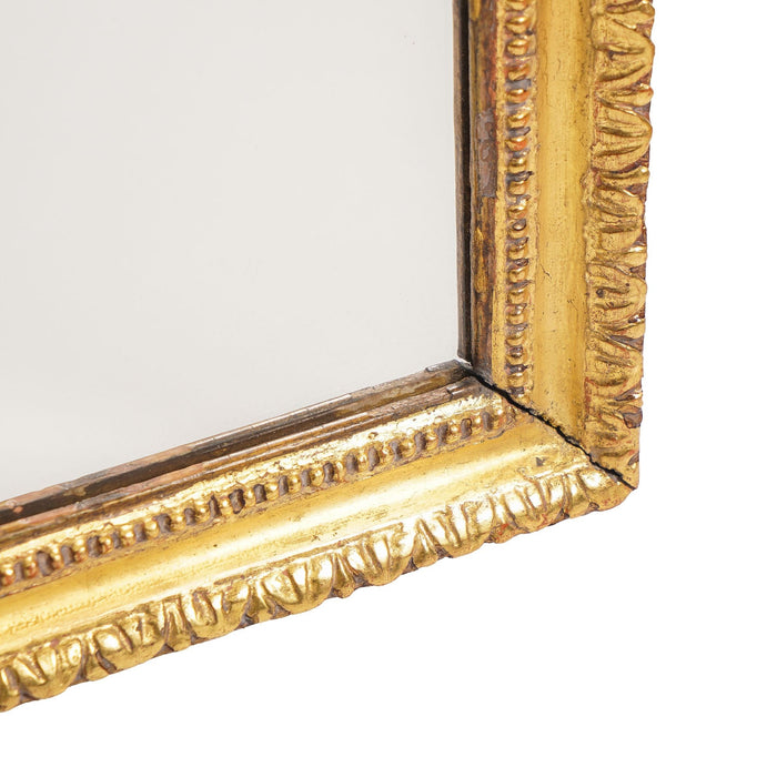 George III rectangular giltwood overmantle mirror (c. 1770)