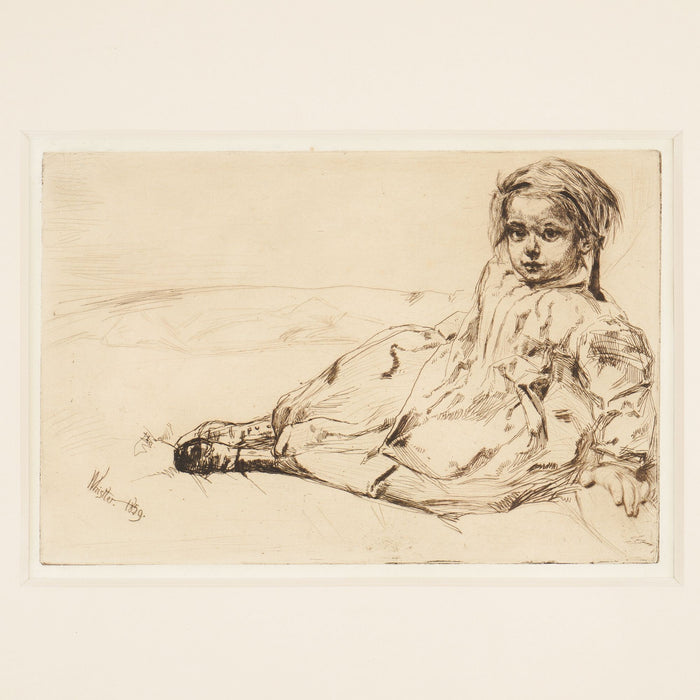 Bibi Valentin by James Abbott McNeill Whistler (1859)