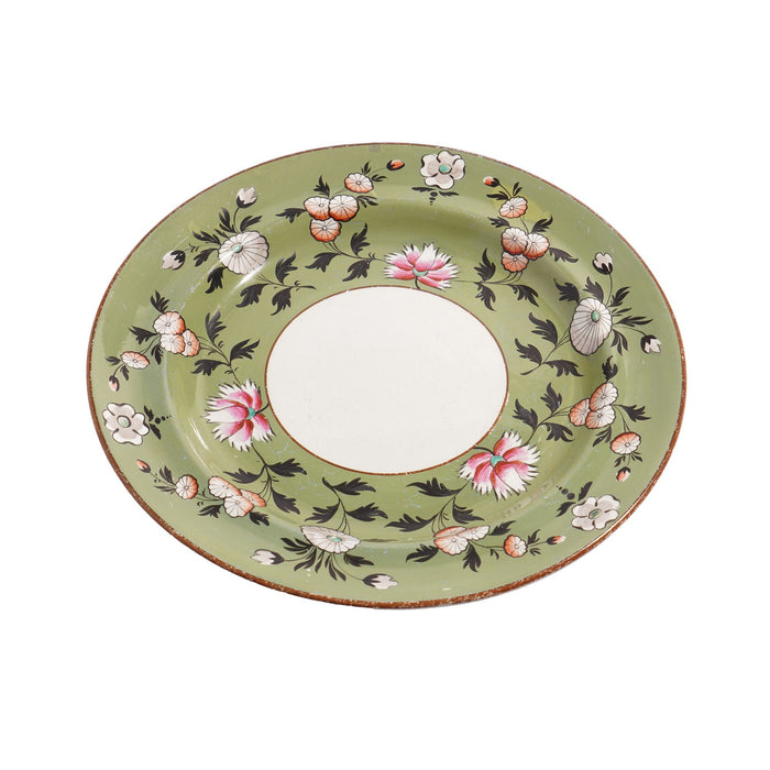 Plate with floral decoration by Spode, c. 1770