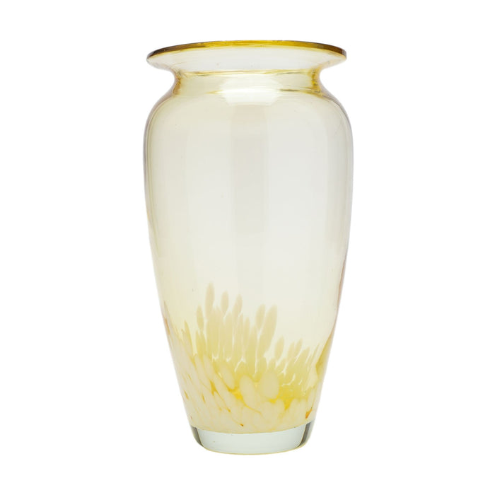 Tornowiec Art Glass amber blown glass vase (c. 1950-60)