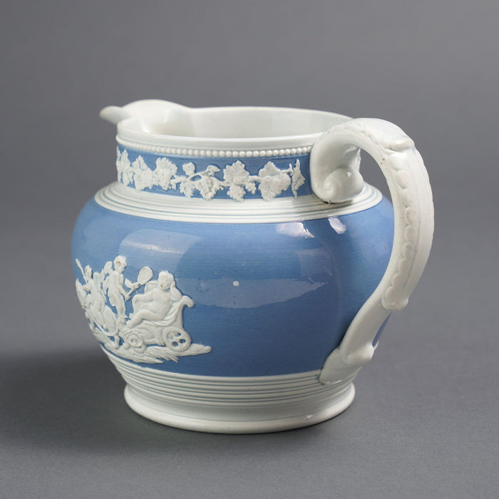 English Staffordshire pearlware pitcher by Chetham & Woolley (1820-30)