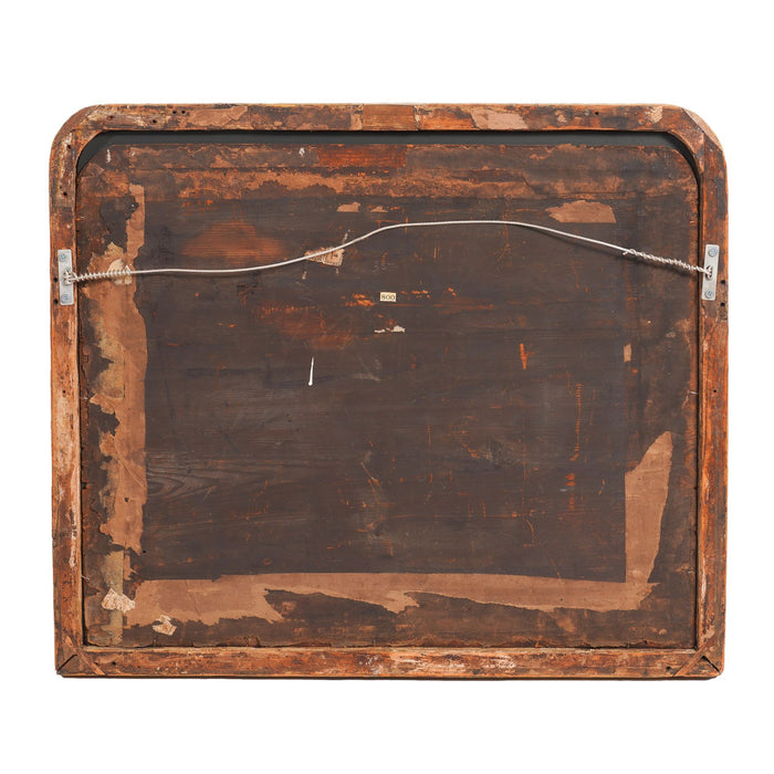 George III rectangular giltwood overmantle mirror (c. 1770)