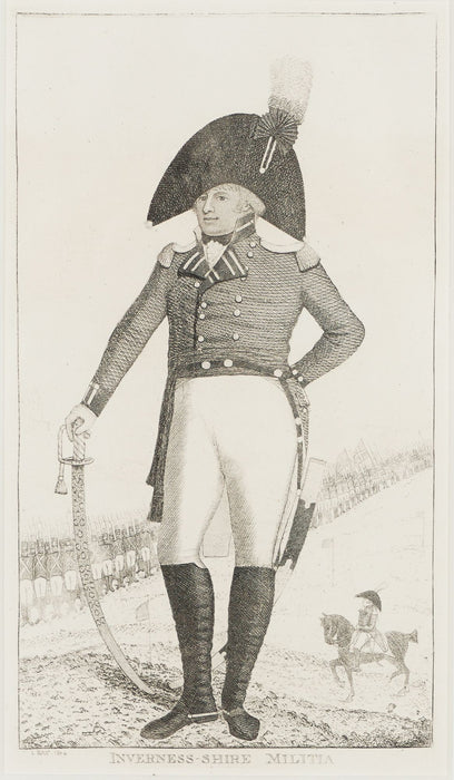 The Hon. Francis William Grant of Grant, Colonel of the Inverness-shire Militia by John Kay (1804)