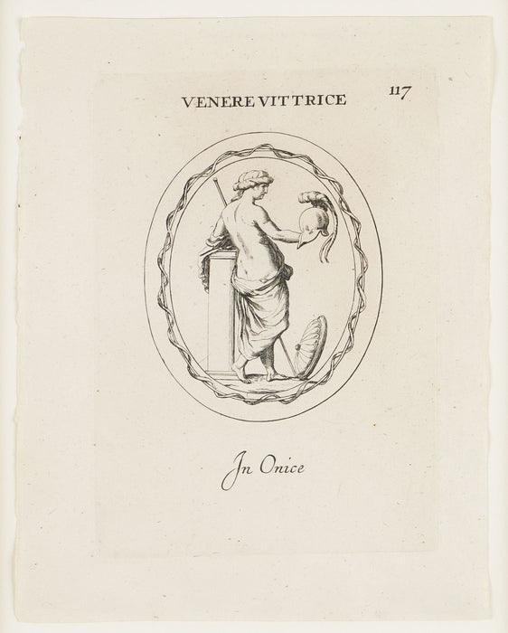Set of four Roman intaglio engravings by Leonardo Agostini (1685-1793)