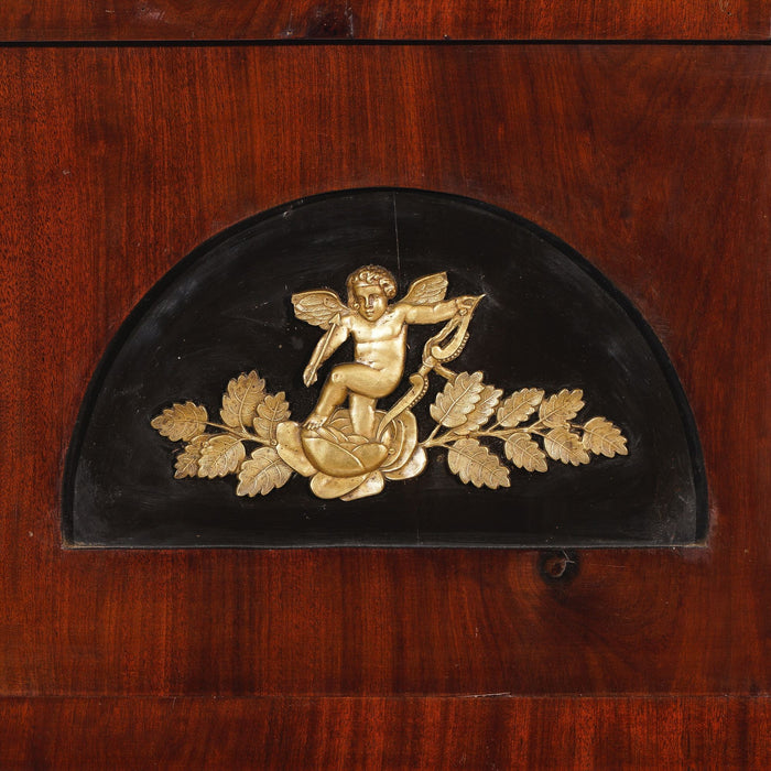 Austrian Biedermeier mahogany pier mirror (c. 1815-20)