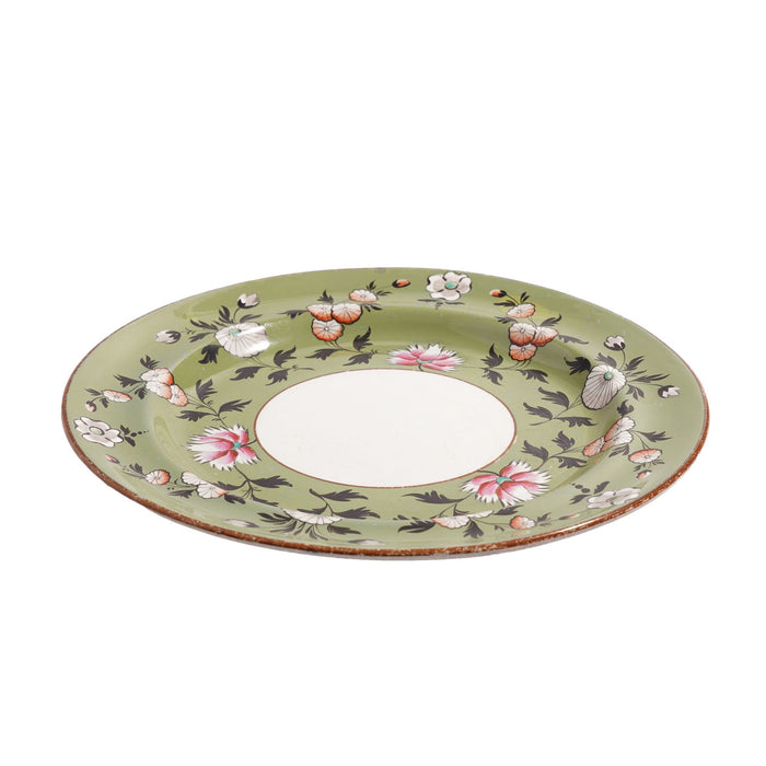 Plate with floral decoration by Spode, c. 1770