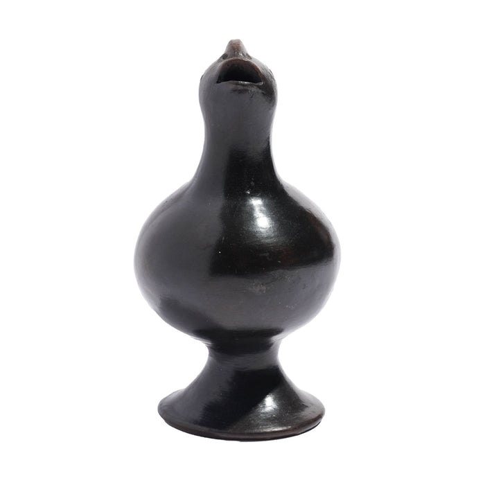East African raku fired ceramic rooster form pitcher (c. 1950's)