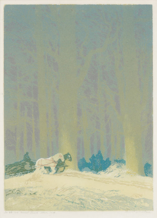 Forest Road by Ernest William Watson (1920)