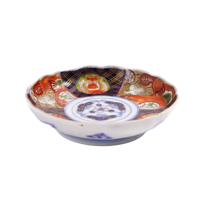 Japanese Imari porcelain footed saucer (c. 1800’s)