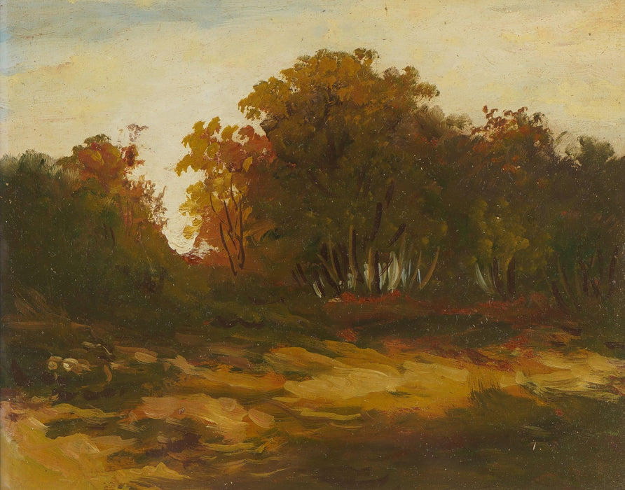 Set of three oil on board landscapes (c. 1900-25)