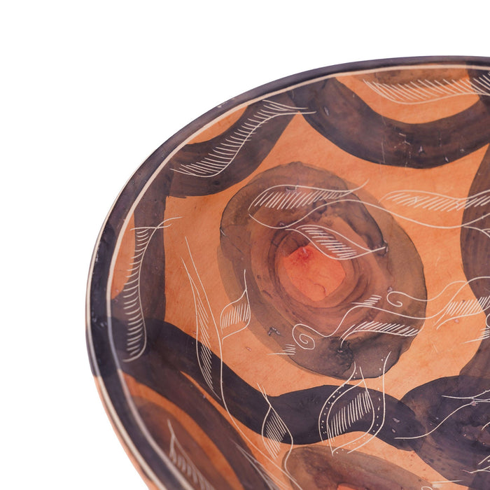 Kenyan Sgraffito carved soapstone bowl (c. 1950)
