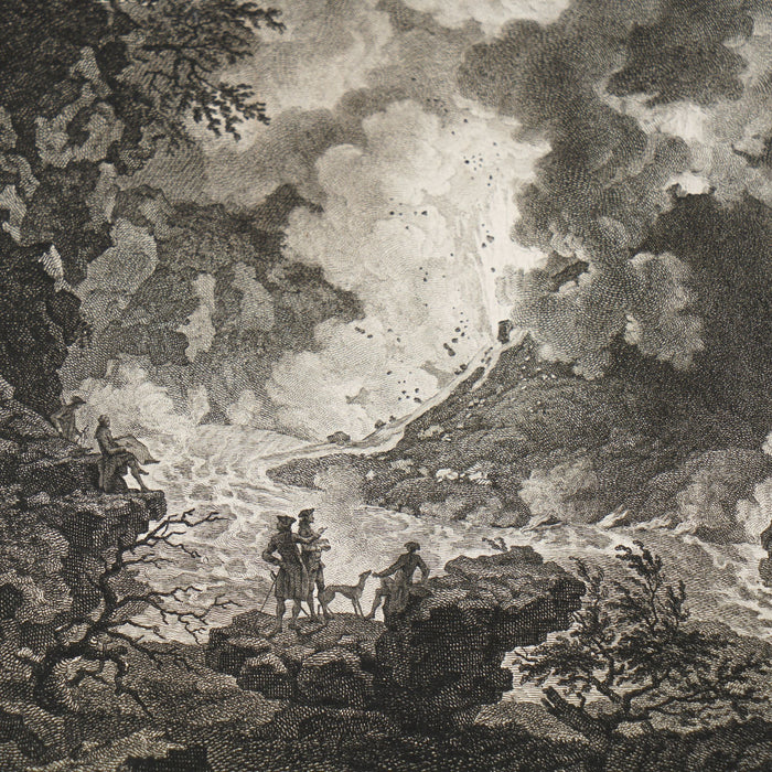 The Eruption of Vesuvius 14 May 1771 by Heinrich Guttenberg (after Pierre-Jacques Volaire) (c. 1800)