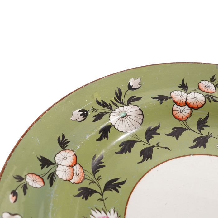 Plate with floral decoration by Spode, c. 1770
