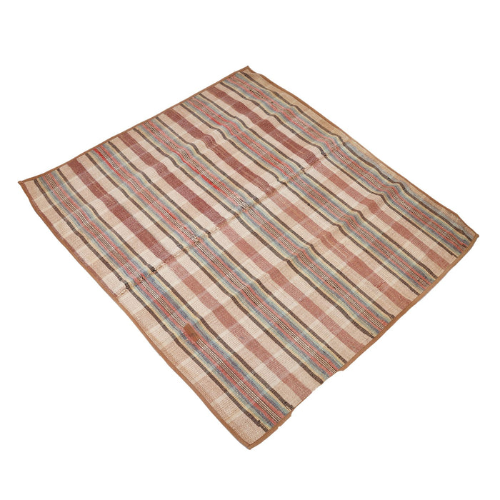 American rag rug with bound edges (c. 1850-1900)