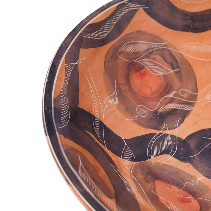 Kenyan Sgraffito carved soapstone bowl (c. 1950)