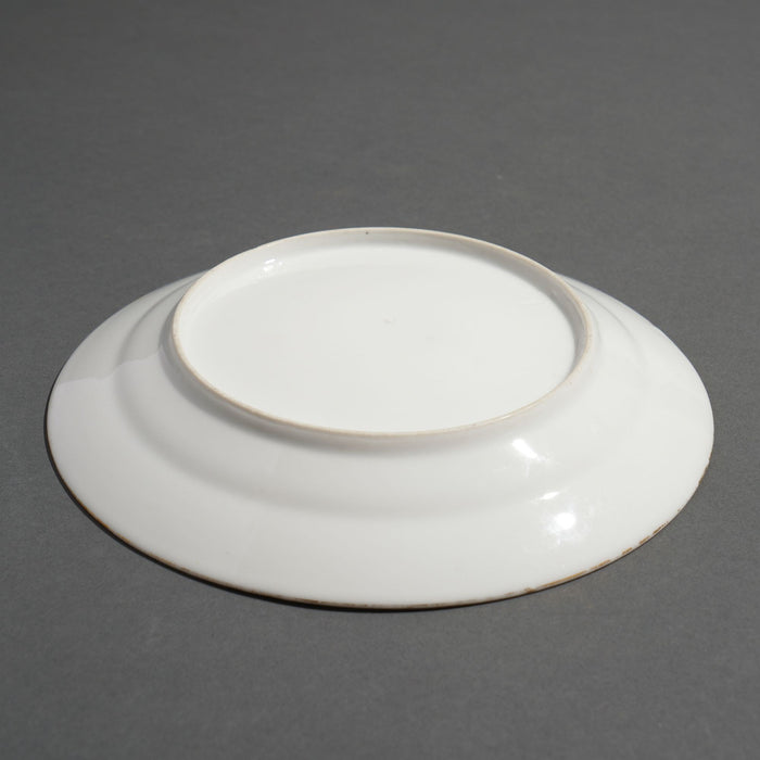 Old Paris polychrome floral decorated plate (c. 1840)