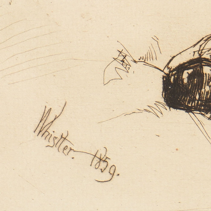 Bibi Valentin by James Abbott McNeill Whistler (1859)