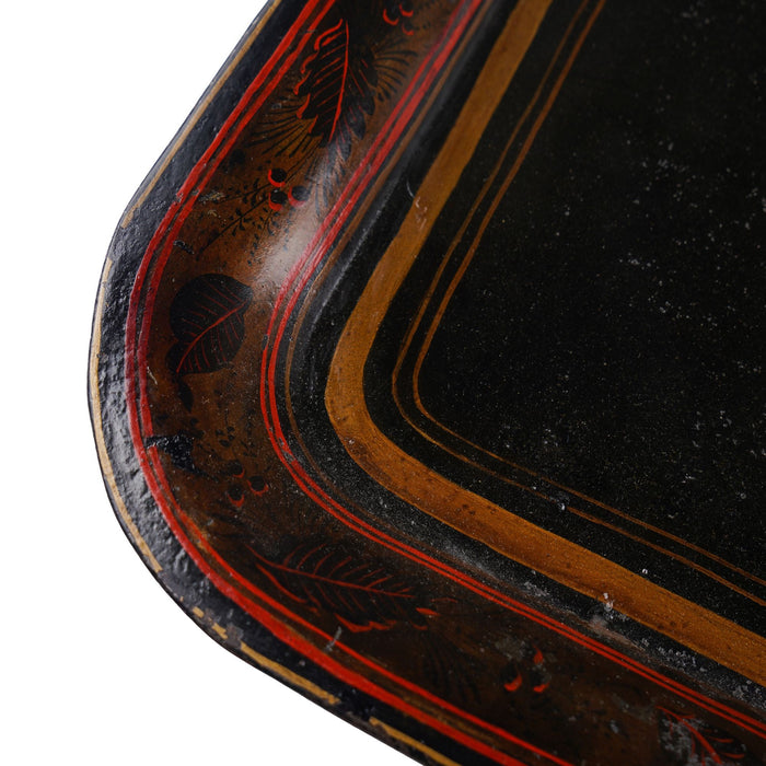 English tole tea tray (c. 1800-20)